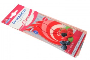 Ароматизатор воздуха (подвеска, картон)  Red Fruits (красные ягоды)  (пр-во Dr.Marcus)