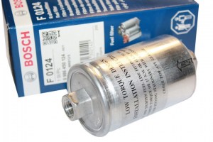 Фильтр топливный  ВАЗ  (инжектор, под штуцер)  (пр-во BOSCH)