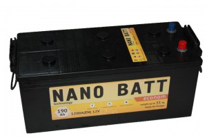 Аккумулятор 190 Ah-12v  NANO BATT (513x223x223,   справа), EN1200