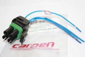 Разъем датчика кислорода, электробензонасоса  ВАЗ-2110 (папа)  (пр-во CARGEN)