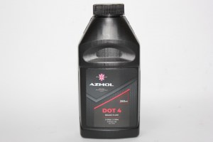 Жидкость тормозная  DOT-4  0,25л  (250г)  (пр-во AZMOL)