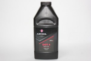 Жидкость тормозная  DOT-4  0,5л  (пр-во AZMOL)