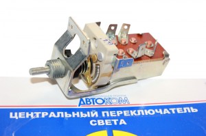 Центральный переключатель света  ГАЗ-3302,53 с регулировкой шкалы  (пр-во Лысково)