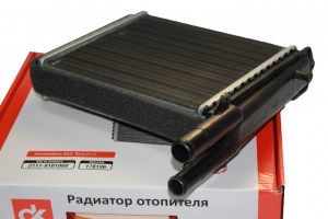 Радиатор отопителя  ВАЗ-2110,2170 н/о (с 2003г.) алюминиевый  (пр-во ДК)