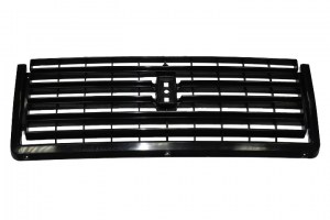 Решетка облицовки радиатора  ВАЗ-2107  (черная, пластик)  (пр-во Пластик, Сызрань)