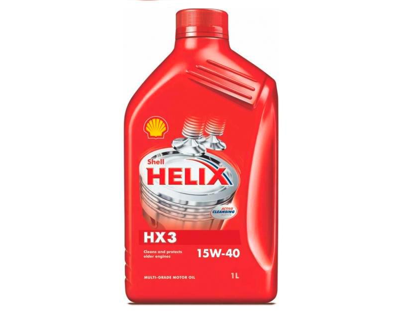 Масло моторное  Shell Helix HX3  15/40  (канистра  1л)