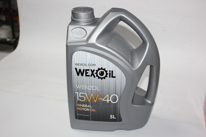 Масло моторное  Wexoil Wenzol  15W-40  (канистра 5л)