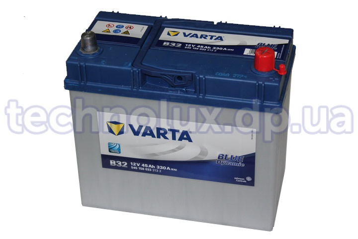 Аккумулятор  45 Ah-12v  VARTA BLUE dynamic  (238x129x227;   справа, Т1)  EN330