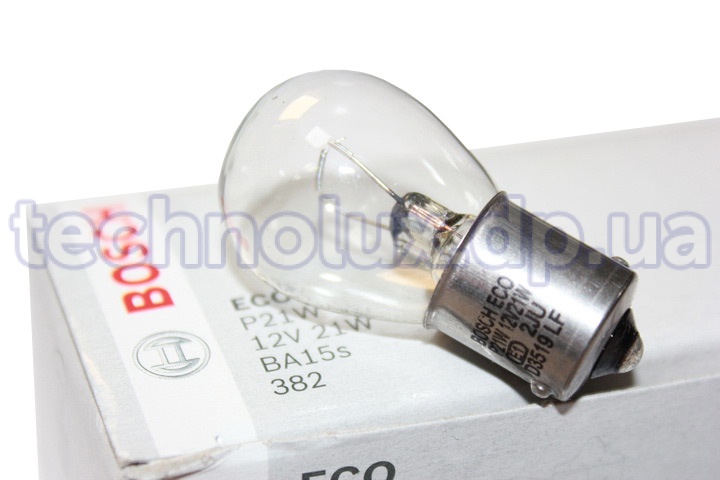 Лампа 1-контактная  12V большая  21W  (пр-во Bosch)