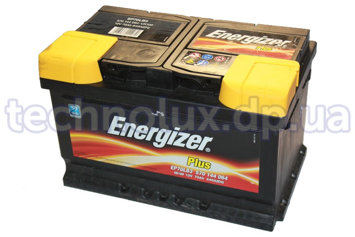 Аккумулятор  70 Ah-12v  Energizer Plus  (278х175х175;   справа), EN640