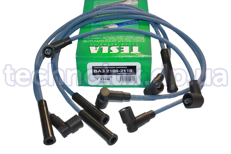 Провода высоковольтные  ВАЗ-2108,2110  (карбюратор)  (V1.1-1.5) Silikon Basic  (пр-во TESLA)