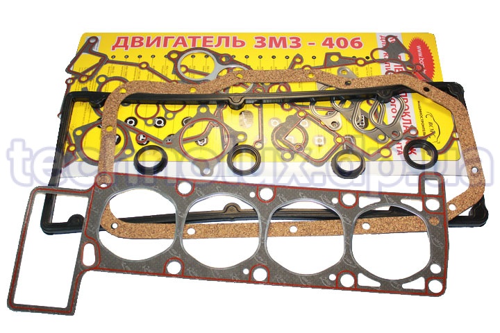 Комплект прокладок ДВС  ГАЗ-3110,3302  (ЗМЗ-406)  полный с герметом  (пр-во БЦМ, Беларусь)
