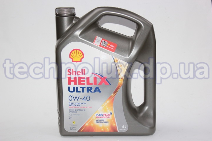 Масло моторное  Shell Helix Ultra  0/40  (канистра  4л)