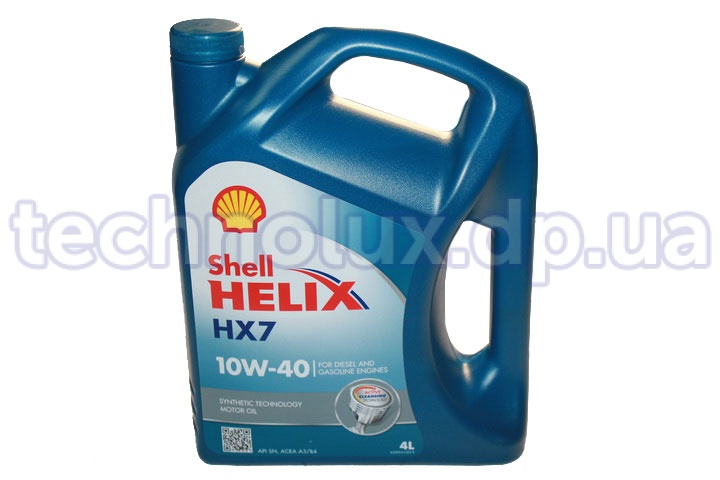Масло моторное  Shell Helix HX7  10/40  (канистра  4л)
