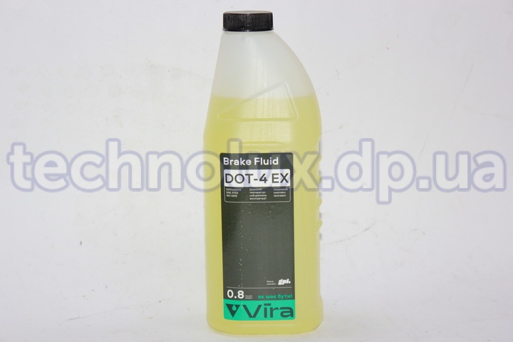 Жидкость тормозная  DOT-4  1л  (800г)  (пр-во VIRA)