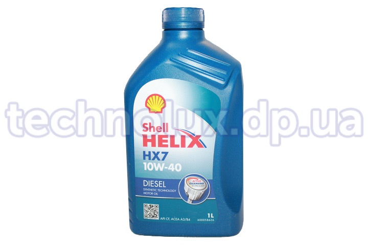 Масло моторное  Shell Helix HX7  Diesel  10W-40  (канистра  1л)
