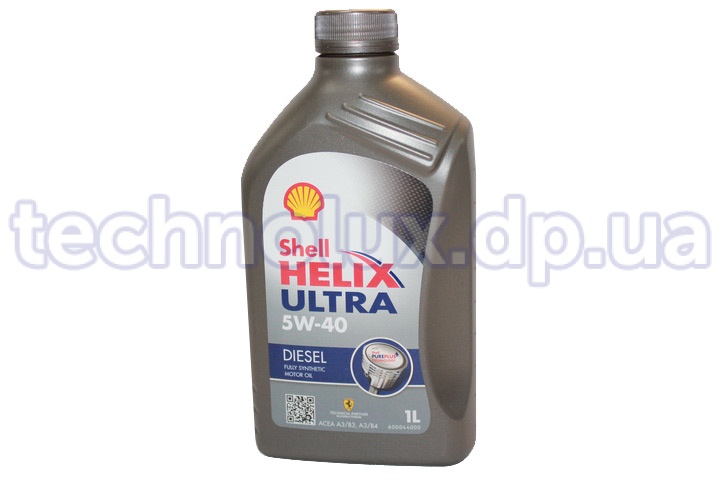 Масло моторное  Shell Helix Ultra  Diesel  5/40  (канистра  1л)