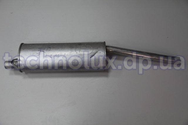 Глушитель   DC Nexia I (1.5 8/16V)  алюминизированный  (пр-во Polmostrow)