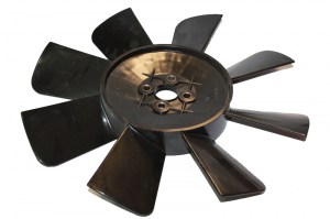 Крыльчатка вентилятора  ГАЗ-3302  (8-ми лопостная) черная  (пр-во Украина)
