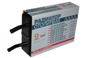 Радиатор отопителя  ГАЗ-2410,31029  3-х рядный медный  (пр-во ШААЗ)