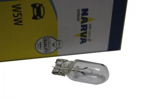 Лампа безцокольная  12V малая  5W  (пр-во NARVA)