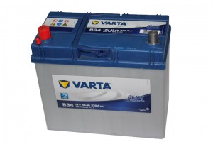 Аккумулятор  45 Ah-12v  VARTA BLUE dynamic  (238x129x227;   слева, Т1)