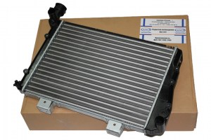 Радиатор охлаждения  ВАЗ-2107  карбюратор алюминиевый  (пр-во ДМЗ)