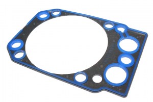 Прокладка головки блока  КамАЗ  со стальным каркасом, синий силикон  (пр-во Россия)