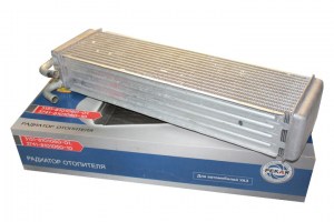 Радиатор отопителя  УАЗ-469,3151 салона алюминиевый 3-х рядный D = 20мм  (пр-во ПЕКАР)