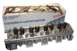Головка блока цилиндров  ГАЗ-53, ПАЗ  (ЗМЗ-513,5233)  (с прокл. и крепеж.)  (пр-во ЗМЗ)