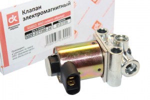 Клапан электромагнитный  КАМАЗ, МАЗ н/о  24V  (пр-во ДК)