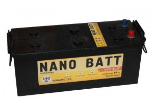 Аккумулятор 140 Ah-12v  NANO BATT  (513x189x223;   слева, сзади), EN900