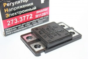 Регулятор напряжения  ВАЗ-2104, М-412  (интегралка,шоколадка)  (пр-во РОМБ, г.Пенза)