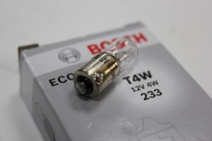 Лампа габаритная 12V  4W  ECO  (пр-во Bosch)