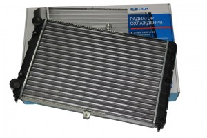 Радиатор охлаждения  ВАЗ-2108  карбюратор алюминиевый  (пр-во ДААЗ)