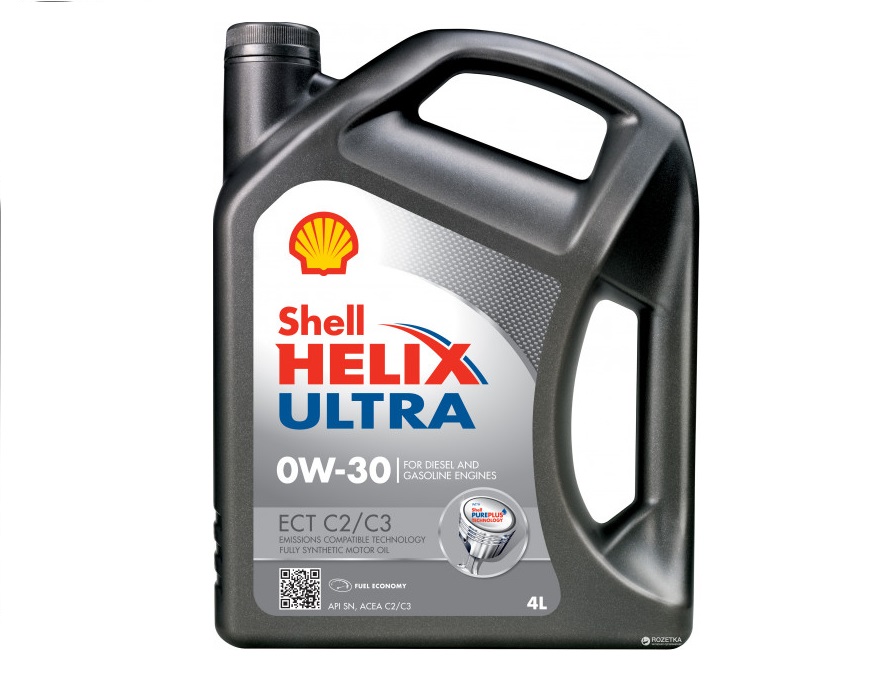 Масло моторное  Shell Helix Ultra ECT C2/C3  0/30  (канистра  4л)