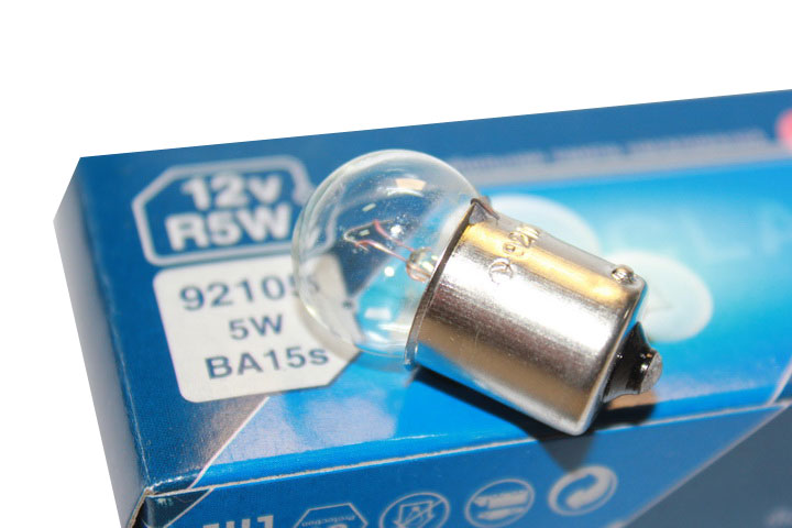 Лампа 1-контактная  12V малая   5W  (пр-во Диалуч)