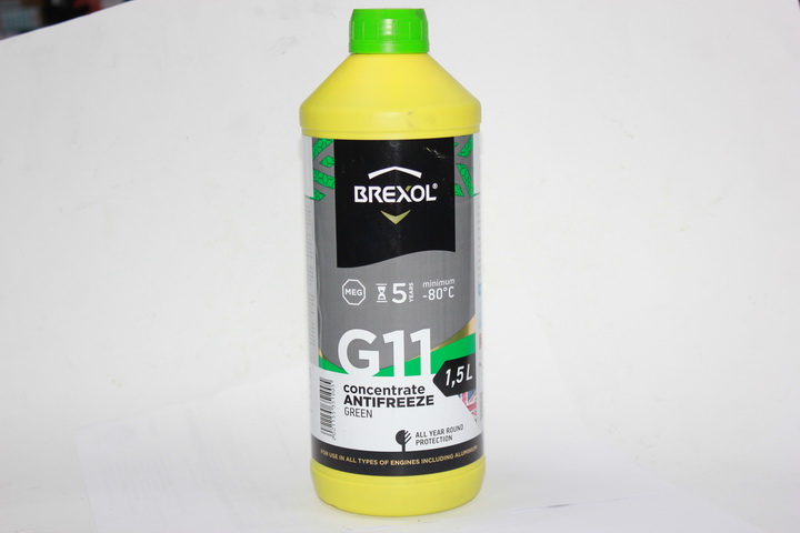 Антифриз зеленый  -80  1,5л  G11  (концентрат)  (пр-во BREXOL)