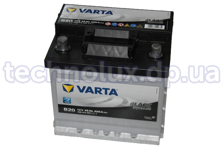 Аккумулятор  45 Ah-12v  VARTA BLACK dynamic  (207х175х190;   слева, Т1)