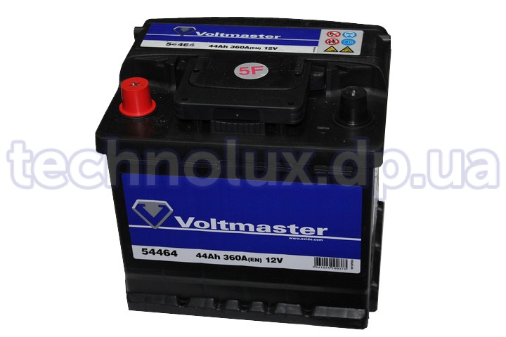 Аккумулятор  44Ah-12v VOLTMASTER (207х175х190),L,EN360