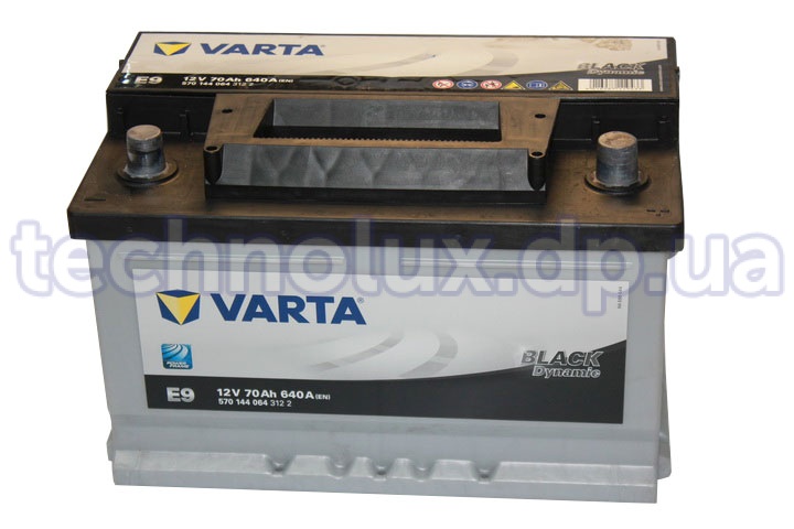 Аккумулятор  70 Ah-12v  VARTA BLACK dynamic  (278x175x175;   справа, Т1)